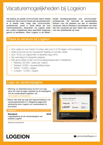 Brochure vacatures 2022