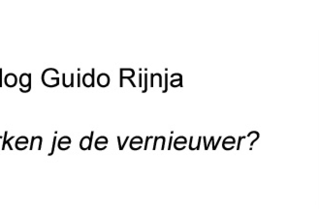 blog-guido rijnja