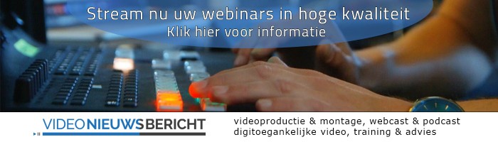 Stream nu uw webinars in hoge kwaliteit. Afzender Videonieuwsbericht. Klik voor meer informatie.