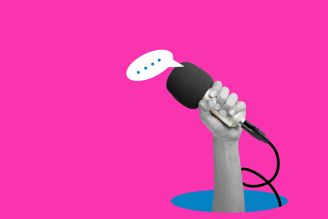 Het anker van de woordvoerder